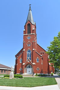 St. Joseph Church in Andale, Kansas by Kathy Alexander.