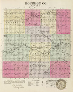Bourbon County, Kansas, by L.H. Everts & Co., 1887.