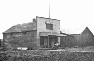 Geneva, Kansas Post Office about 1890.