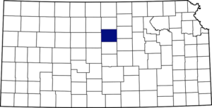 Lincoln County, Kansas Location.