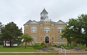 Lincoln County Courthouse in Lincoln, Kansas by Kathy Alexander.