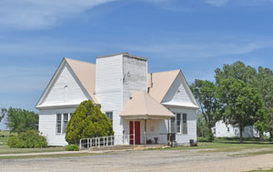 Old Presbyterian Church in Vesper, Kansas by Kathy Alexander.