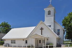 Lutheran Church in Aliceville, Kansas by Kathy Alexander.