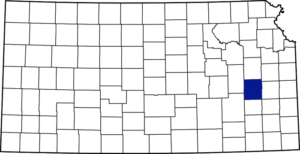 Coffey County, Kansas Location