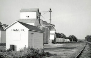 Union Pacific Depot in Hamlin, Kansas by H. Killam, 1964.