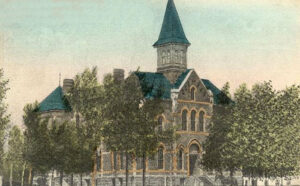 Brown County courthouse in Hiawatha, Kansas 1879.