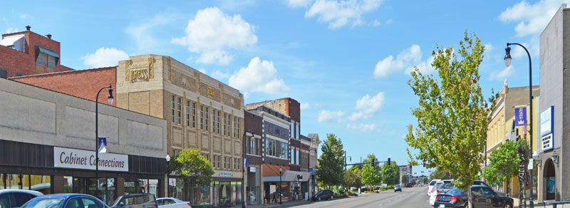 Hutchinson, Kansas Business District by Kathy Alexander.