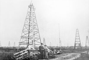 Wilson County, Kansas oil wells, 1901.
