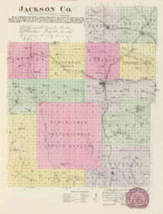 Jackson County, Kansas by L.H. Everts & Co., 1887.