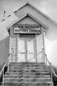 Friendship Baptist Church in Patterson, Kansas.