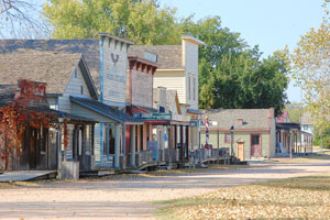 Old Cowtown, Wichita, Kansas by Dave Alexander.