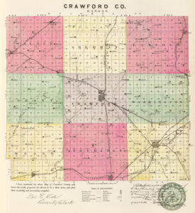 Crawford County, Kansas by L.H. Everts & Co., 1887.