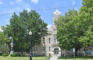 Clay County courthouse in Clay Center, Kansas by Kathy Alexander.