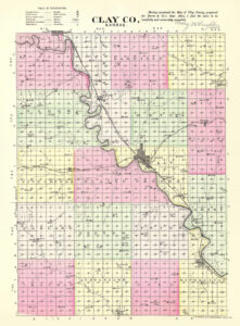 Clay County, Kansas by L.H. Everts & Co., 1887.
