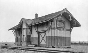 Missouri Pacific Depot in Fremont, Kansas, 1919.