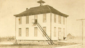 Idana, Kansas School, about 1912.