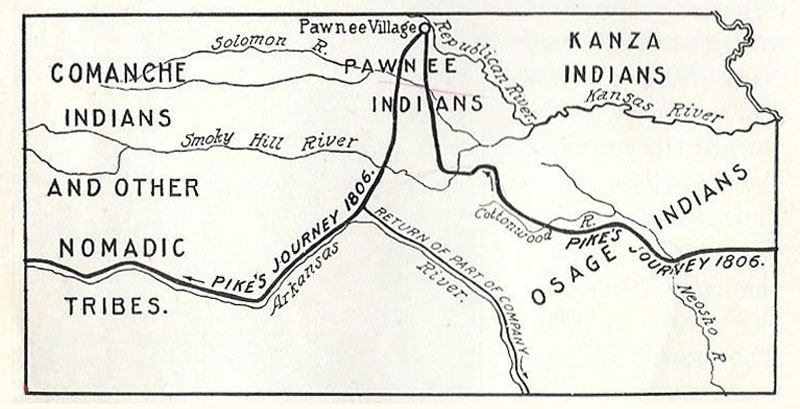 Kansas Indian Tribes, 1806.