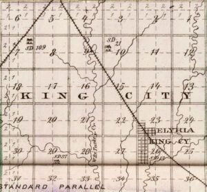 King City Township, McPherson County, Kansas, 1887.