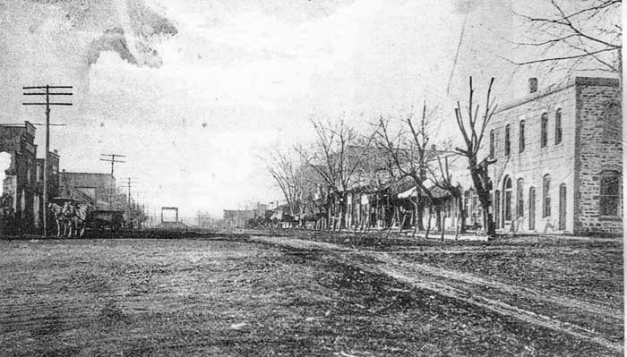 Melvern, Kansas - Main Street Looking South 1900
