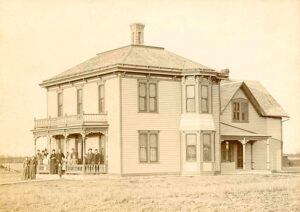 Parsonage in New Gottland, Kansas, 1895.