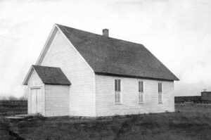 Baptist Church in Hackney, Kansas, 1910.