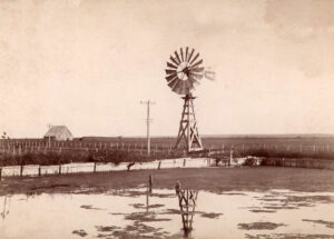 Irrigation & Windmill in Kansas.