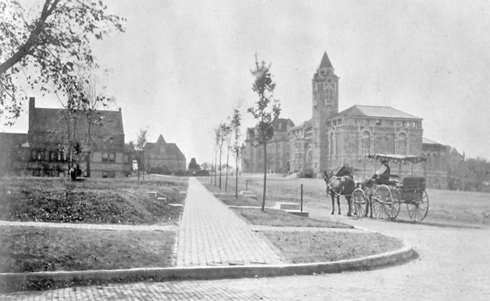 KU Campus Scene, 1910.