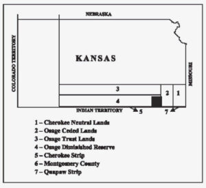 Osage Land in Kansas.