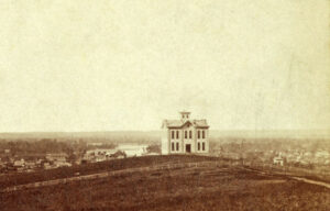University of Kansas, Lawrence by Alexander Gardner, 1867.