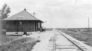 Wilmot, Kansas Depot, 1916.