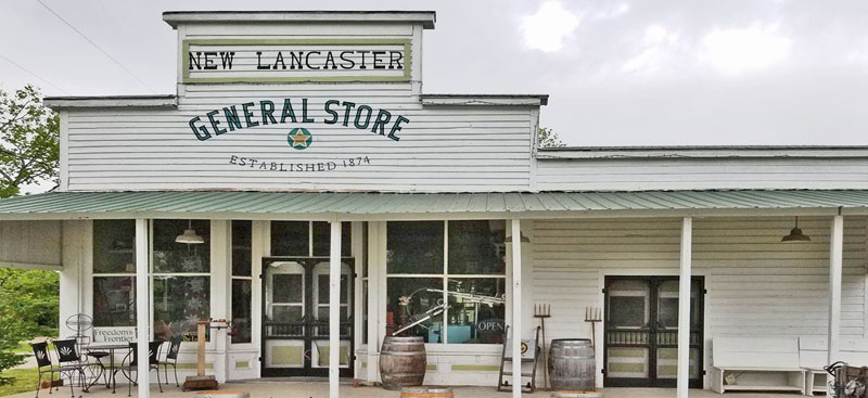 Old General Store in New Lancaster, Kansas courtesy of Facebook.