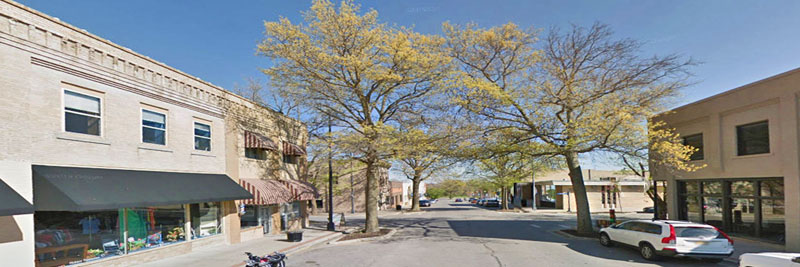 Oak Street in Bonner Springs, Kansas courtesy Google Maps.