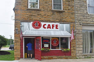 Cafe in Edwardsville, Kansas by Kathy Alexander.