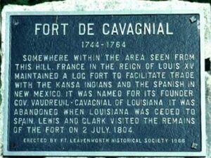 Fort de Cavagnial, Leavenworth County, Kansas.