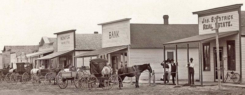 Santa, Fe, Kansas Main Street.