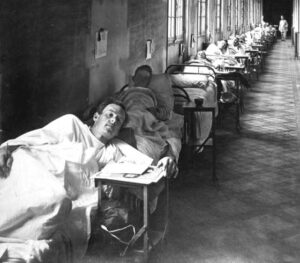 Soldiers With Flu, 1918.