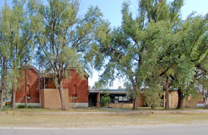 Closed school in Pierceville, Kansas by Kathy Alexander.