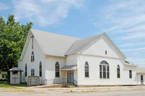 Bronson, Kansas Church by Kathy Alexander.