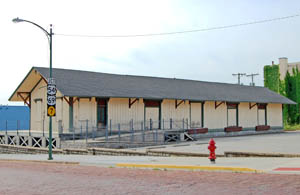 Depot in Fort Scott, Kansas by Kathy Alexander.