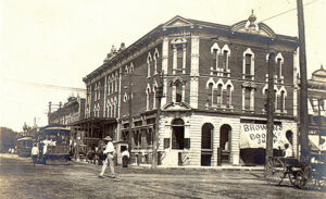 Opera House and First National Bank in Fort Scott, Kansas