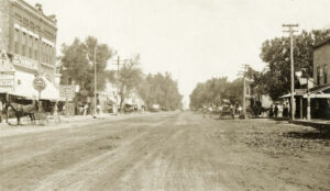 Garden City, Kansas Main Stret, early 1900s.