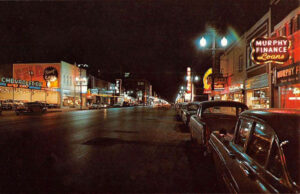 Vintage Minnesota Avenue in Kansas City, Kansas.