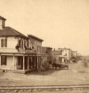 Peabody, Kansas by R. Riddle, 1879.