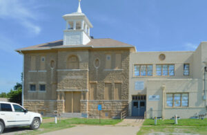 Old school in Allen, Kansas by Kathy Alexander.
