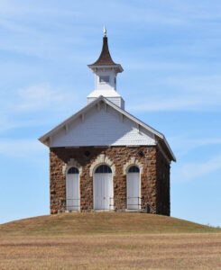 Arvonia School in Osage County, Kansas by Kathy Alexander.