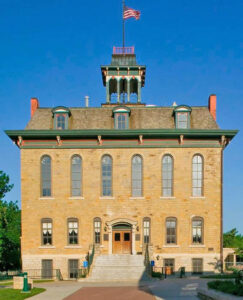 Parmenter Hall at Baker University in Baldwin City, Kansas.