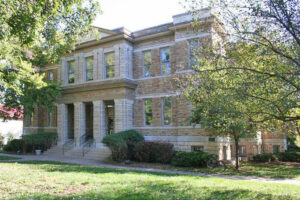 The Case Library at Baker University in Baldwin City, Kansas.