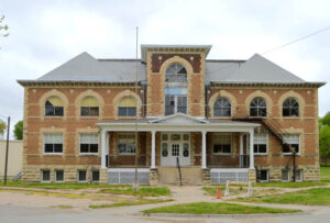 Old school in Frankfort, Kansas by Kathy Alexander.