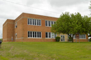 Old Rural High School in Havensville, Kansas by Kathy Alexander.