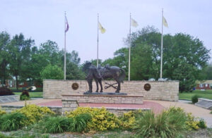 Buffalo Soldier Memorial in Junction City, Kansas.